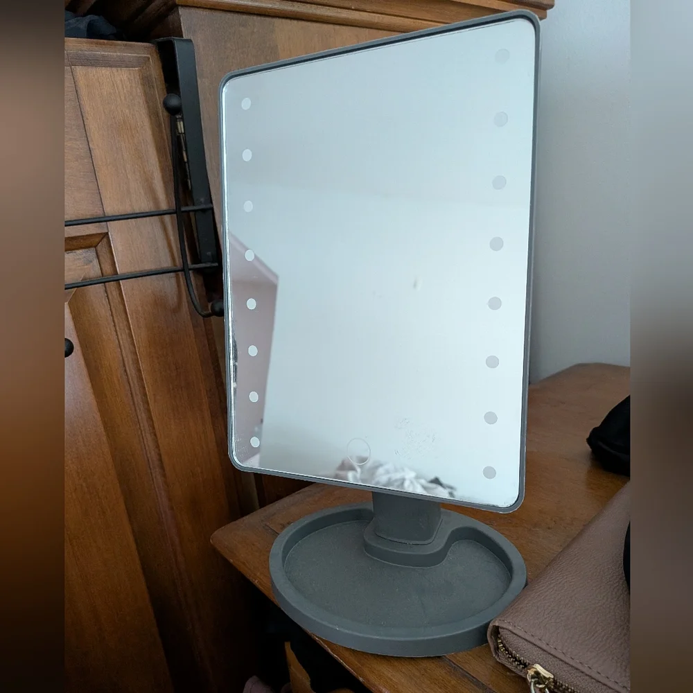 Gray LED Vanity Mirror